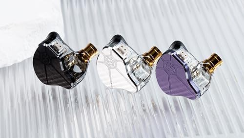 Elevate Your Audio Experience with Keephifi CCZ BC04 Wired Earbuds – Lightweight Hi-Fi IEMS Featuring Advanced Dynamic Hybrid Dual Drivers for Crystal Clear Sound Quality, Perfect for Gaming, Music Lovers, and Hands-Free Communication – Stylish Purple Design with Integrated Microphone for Enhanced Compatibility and Comfort