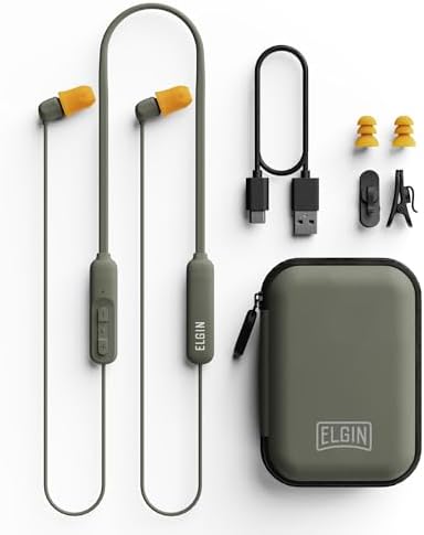 Elgin Discord Gen 3 Bluetooth Earplug Earbuds – OSHA-Compliant Wireless Noise-Isolating Headphones for Industrial Professionals, Engineered for All-Weather Durability, Enhanced Device Compatibility, and Unmatched Sound Clarity in Challenging Environments