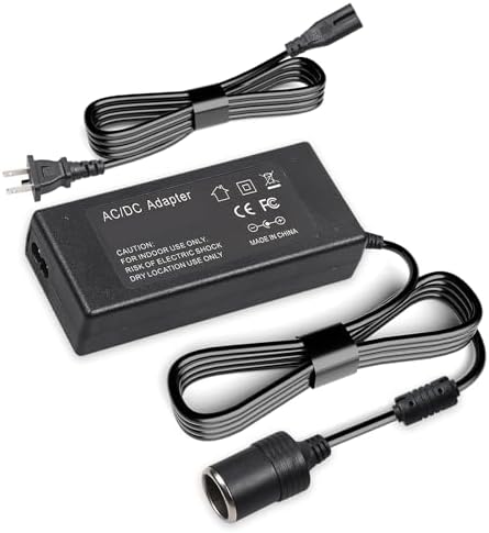 Universal 12 V Power Supply Cord for Igloo Iceless Coolers – Reliable Replacement Charger for Kool Mate & Cool Chill Models, Engineered for Optimal Performance and Versatile Compatibility in Outdoor Adventures