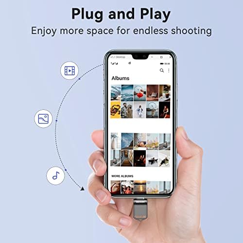 KEXIN 64 GB USB C Flash Drive – Ultra-Fast USB 3.0 Dual Connector Mini Drive for Type-C Devices – Portable OTG Memory Stick for Android Smartphones & Tablets – Robust Metal Design for Everyday Use