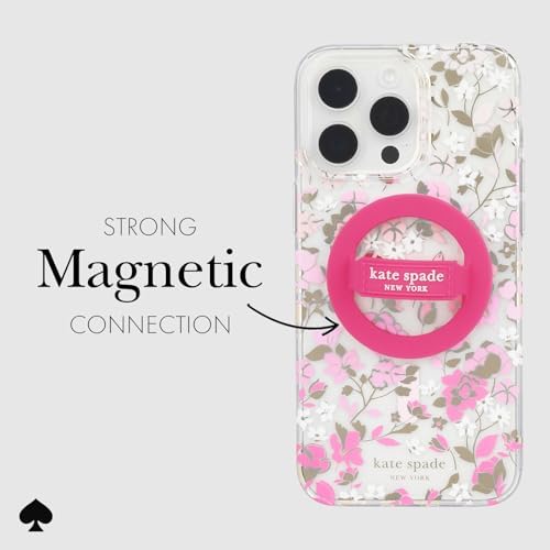 Transform Your Mobile Experience with the kate spade new york Tortoiseshell Magnetic Phone Ring Grip & Stand – Stylish, Removable & Mag Safe Compatible for Ultimate Convenience and Secure Handling