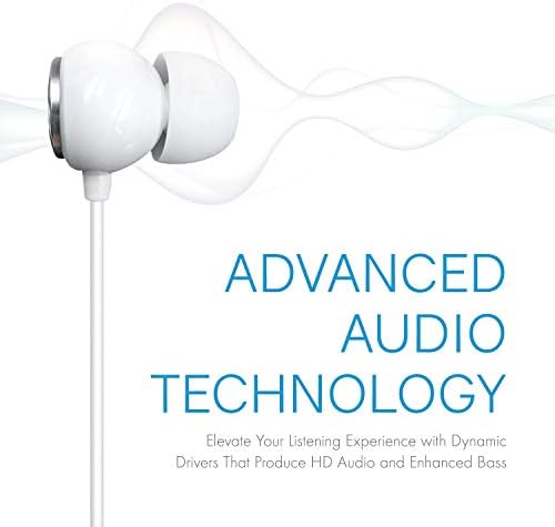 Premium Lightning Earbuds – Apple MFi Certified In-Ear Headphones with Enhanced Bass, Built-In Microphone for Hands-Free Calling, and Track Controls – Vibrant Red for Ultimate Style and Compatibility