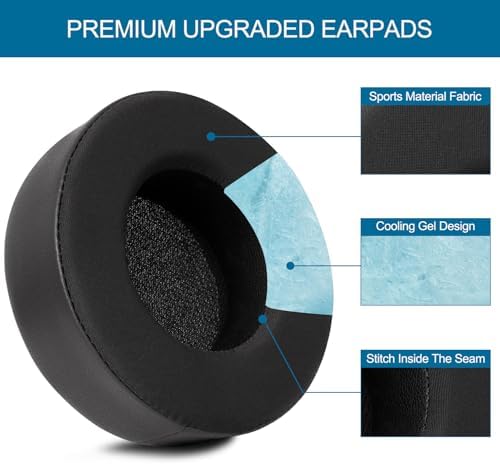 Ultimate Comfort Upgrade: Premium Replacement Ear Pads & Headband Cover for Corsair Virtuoso RGB Wireless SE XT Gaming Headset – Stylish Black Cushions for Enhanced Durability and Effortless Installation