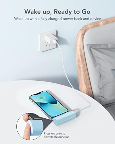 Ultra-Compact 5000 m Ah Charmast Portable Charger – 20 W PD Fast Charging Power Bank for i Phone 14/13/12/11/XR/8/7/6 – Mini Battery Pack with Enhanced Compatibility for On-the-Go Power Solutions
