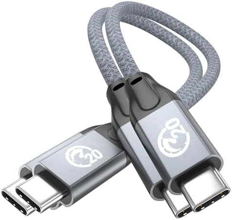 Experience High-Speed Connectivity with Use Bean USB C to USB C Cable – 100 W Fast Charging & 20 Gbps Data Transfer – 15 FT Dual Pack for Mac Book Pro, Galaxy S25 Ultra, i Pad Mini 6, and More – Enhanced 4 K Video Output for Ultimate Performance and Compatibility