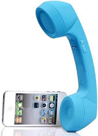 Vintage-Style Wireless Bluetooth Headset: Retro Phone Handset with Built-In Mic for Clear Calls & Music | Comfortable Design for i Phone & Android | Enhance Your Audio Experience with Radiation Reduction & Seamless Connectivity