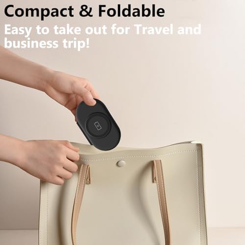 Ultimate Foldable Travel Charger for Apple Devices – 3-in-1 Wireless Magnetic Charging Station for i Phone, Apple Watch, and Air Pods – Compact, Fast, and Versatile Power Solution for On-the-Go Users – Compatible with Apple 16/15/14/13/12 Series, Watch S1-9/Ultra, Air Pods Pro/2/3 – Effortless Charging Experience with Enhanced Portability and Speed