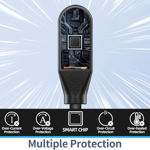 ANMONE Enhanced Dual-Length Charging Cable Set for Open Swim Pro/Pro 2 – 3.3 ft & 6 ft Magnetic USB Charger for S710 Open-Ear Headphones – Secure, Fast, and Durable Replacement Solution