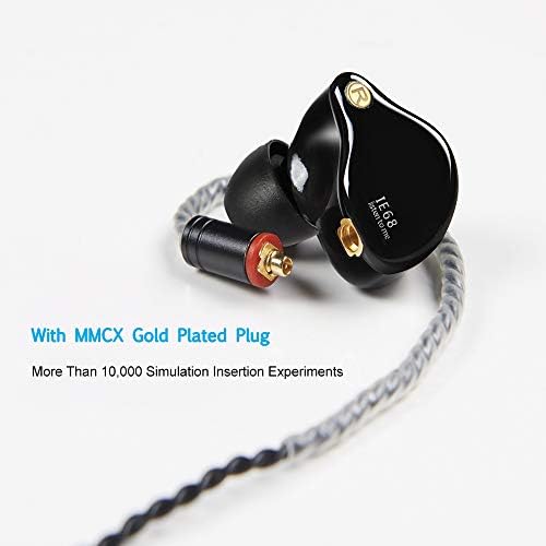 FAMATE Hi-Fi In-Ear Monitors with Tesla Technology – Premium Noise-Isolating Wired Earbuds Featuring MMCX Detachable Cables for Musicians and Audio Professionals, Transparent Coffee Finish, Unmatched Sound Clarity and Comfort