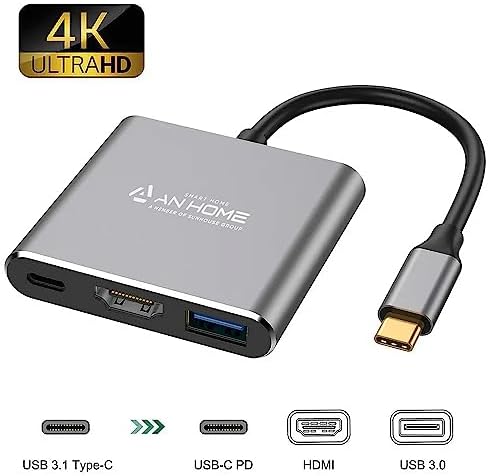 Ultimate 3-in-1 USB-C Hub HDMI Adapter for Mac Book Pro & Air – 100 W Power Delivery, High-Speed Data Transfer & Portable Design for Effortless Connectivity and Enhanced Productivity