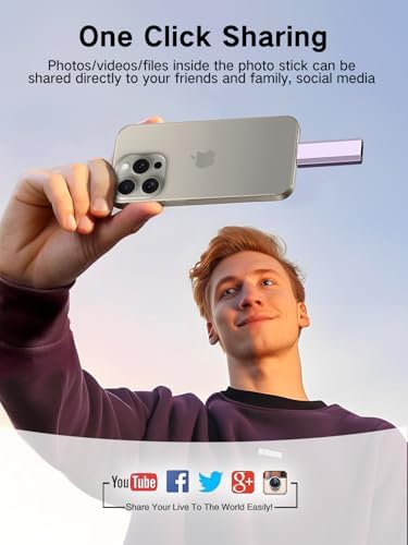 High-Speed 512 GB Flash Drive for i Phone & i Pad – Versatile USB Memory Stick for Effortless Backup of Photos & Videos, Compatible with Android & PC – Plug and Play Convenience, Sleek Red Design for Modern Tech Lovers