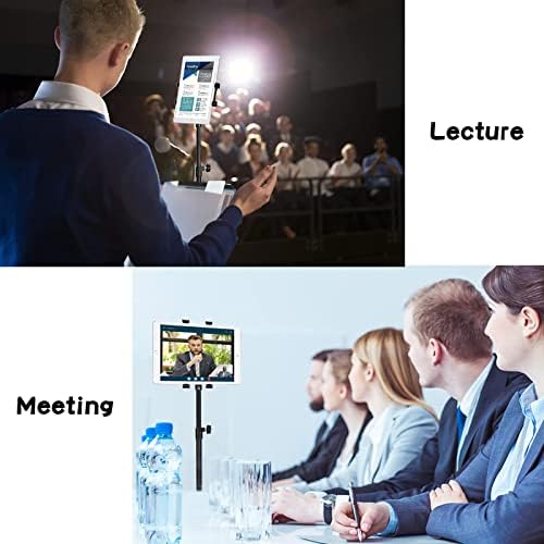 Height-Adjustable Raking Tablet Floor Stand – 360° Rotating Tripod for i Phone, i Pad Mini/Air/Pro & All 5.5-12.9 Inch Devices – Ultimate Hands-Free Viewing & Productivity Booster