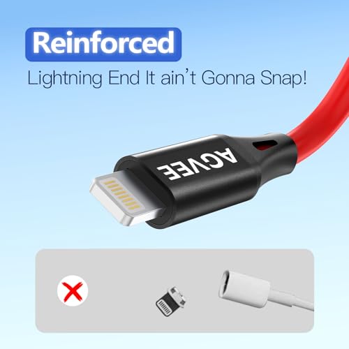 AGVEE 2 Pack 3 ft Coiled USB-C to Lightning Charging Cable – MFi Certified 30 W PD Fast Charging Cord for i Phone, i Pad, and i Pod with Tangle-Free Design in Sleek Dark Gray – Perfect for Car Use and Enhanced Device Performance