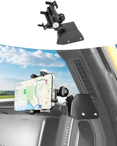 for Bronco A-Pillar Handle Right Side Cellphone Holder Fit for 2021-2025 Ford Bronco Interior Accessories – Enhanced Compatibility and Speed