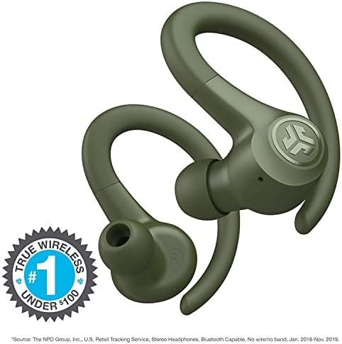 JLab Go Sport+ Wireless Workout Earbuds – Unrivaled 35+ Hour Bluetooth Battery Life, C3 Clear Calling Technology for Distinct Conversations, and Secure Earhook Design for Unyielding Stability During Workouts – Elevate Your Sound Experience with 3 Adjustable EQ Settings and Broad Device Compatibility in Sleek Graphite Finish