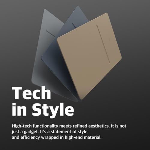 POUT H3 Midnight Blue Portable Qi Wireless Charging Mouse Pad – Effortless Device Charging Meets Sleek Workspace Efficiency for Laptops, i Phones, Air Pods & Samsung Galaxy – Lightweight, Non-Slip Design Enhances Productivity & Style