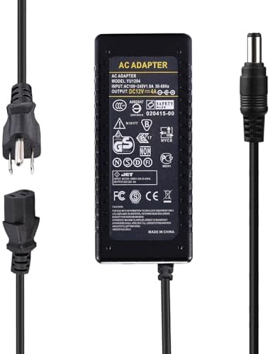 High-Performance Le Tao Xing 12 V 4 A Power Supply Adapter – Versatile AC to DC Charger for LED Strip Lighting and CCTV Systems – Robust 48 W Power Solution with Superior Compatibility and Safety Features for Reliable Operation