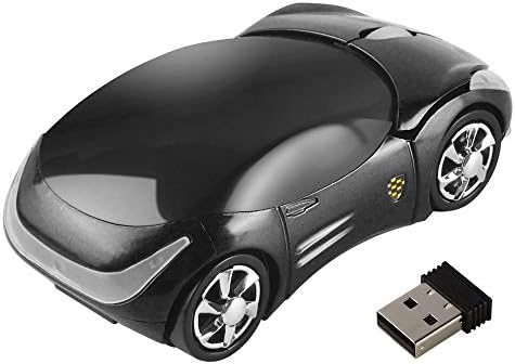 Vibrant Pink Car-Shaped Wireless Mouse for Small Hands – 2.4 GHz Ergonomic Optical Gaming Mouse with USB Receiver – Perfect for Kids, PC, and Laptop Use – Fun and Functional Computer Accessory