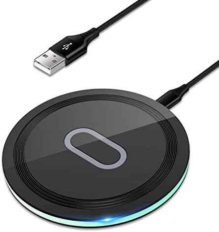 15 W Fast Wireless Charger Pad for Google Pixel 9 & Samsung Galaxy S25 | Universal Compatibility & Rapid Power Boost | Sleek Anti-Slip Design for Home & Office | Essential Wireless Charging Station for Modern Devices