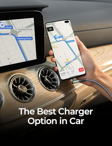 AINOPE Right Angle USB C Cable – 2-Pack (10 ft + 10 ft) Fast Charging 3.1 A Nylon Braided Charger for Enhanced Device Compatibility, Ideal for Gaming and Multitasking, Durable Black Design