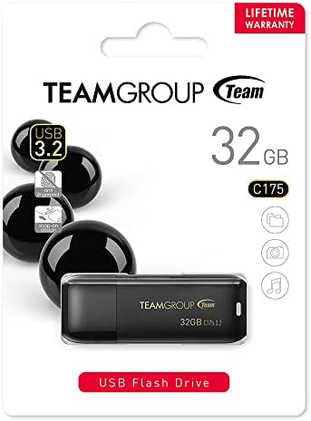 Maximize Your Data Storage with TEAMGROUP C175 128 GB USB Flash Drives – High-Speed Dual Pack for Effortless File Management and Compatibility Across All Devices, Stylish Matte Black Design for Professionals and Creatives, Reliable Performance Up to 100 MB/s, Perfect for Backups and On-the-Go Storage Solutions