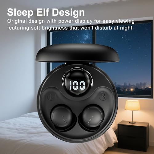 Revolutionize Your Rest with Ultra-Comfort Mini Invisible Bluetooth 5.4 Earbuds for Side Sleepers – Perfectly Crafted for Small Ears, Ensuring Uninterrupted Sleep and Active Lifestyles in Elegant Beige – Ideal for Travel, Exercise, and Serene Nights with Premium Sound Quality
