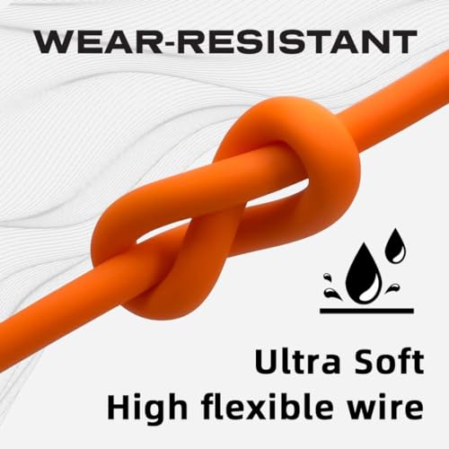 Ultra Soft 120 W USB to USB C Cable for Fast Charging & Data Transfer – 2 M Length with Built-in Charging Indicator for Optimal Connectivity and Durability