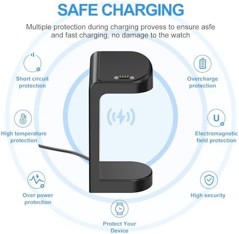 Gizmo Watch Charging Stand with 5 ft Fast Charging Cable – Premium Non-Slip Dock for Gizmo Watch Edition & 3 – Enhanced Durability, Sleek Design, and Optimal Charging Efficiency