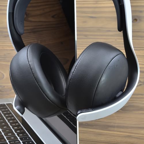Transform Your Gaming Experience with Adhiper Premium Ear Cushions for Sony Play Station Pulse Elite Wireless Headset – High-Density Memory Foam & Luxurious Protein Leather Earpads for Ultimate Comfort, Superior Noise Isolation, and Long-lasting Durability Perfect for PS5 Gamers