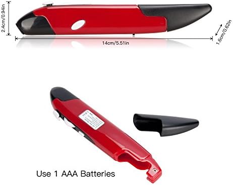 Transform Your Workflow with the Lychee Wireless Optical Pocket Pen Mouse – Compact 2.4 GHz Mini Air Mouse Featuring Adjustable 800/1200/1600 DPI for Ultimate Precision on PC, Laptop & Mac – Sleek Grey Design for On-the-Go Professionals and Students