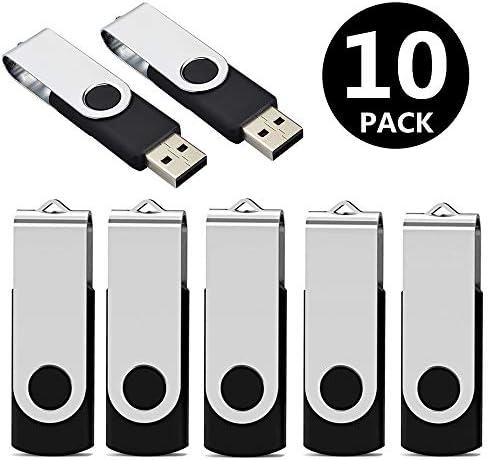 High-Speed Aiibe 64 GB USB Flash Drive 10-Pack | Reliable USB 3.0 Thumb Drives for Effortless Data Transfer | Ideal Storage Solution for Home, Office & Education | Versatile Memory Stick Set with Enhanced Compatibility