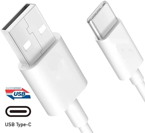 Ultimate Fast Charger with 10 FT USB Type C Cable for Samsung Galaxy – Adaptive Charging Technology for Rapid Power-Up on S9, S8, Note 10, S20, S21 Ultra & More – Premium Durability and Length for Everyday Convenience