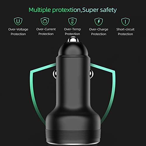 Rapid Charge 30 W/65 W Dual USB Car Charger for One Plus Devices – High-Speed Automobile Accessory for One Plus 13, 12 R, 11, 10, 9 Pro, Nord Series – Compact Design for Effortless Portability and Optimal Charging Performance – Essential Fast Charging Solution for On-the-Go Lifestyles – Premium Quality, Overheat Protection, and Versatile Compatibility for All Your One Plus Models – Keep Your Devices Powered and Ready Anywhere You Drive
