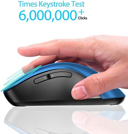Upgrade Your Workflow with the Memzuoix 2.4 G Wireless Mouse – Ergonomic and Portable 1400 DPI USB Mouse for Laptop, PC & Desktop | 5 Customizable Buttons for Ultimate Control | Ideal for Professionals and Casual Users Alike