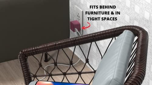 Rapid X Porto Uno USB-C 30 W PD Power Adapter – Compact Fast Wall Charger for i Phone 15, i Pad Pro, Samsung & More – Foldable Design with Side Port for Easy Travel – Enhanced Speed & Universal Compatibility in Sleek Teal Finish