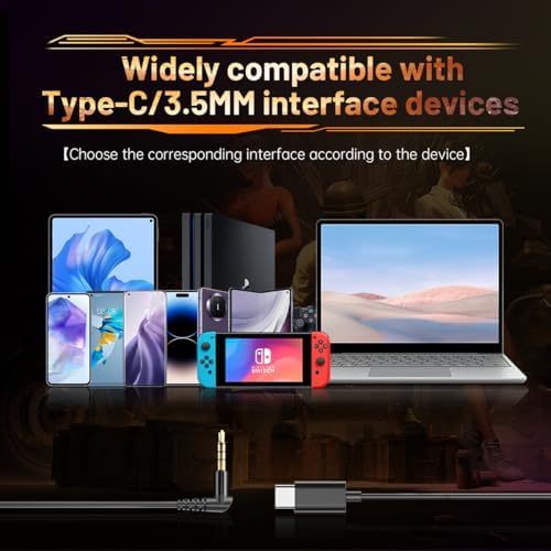 Elevate Your Gaming Experience with Dual Driver Wired Earbuds – Noise-Cancelling Type C Headphones with Built-In Mic for Crystal Clear Audio – Perfect for Mobile, Tablet, and Laptop Gaming – Immerse Yourself in Superior Sound Quality and Stay Connected During Intense Sessions