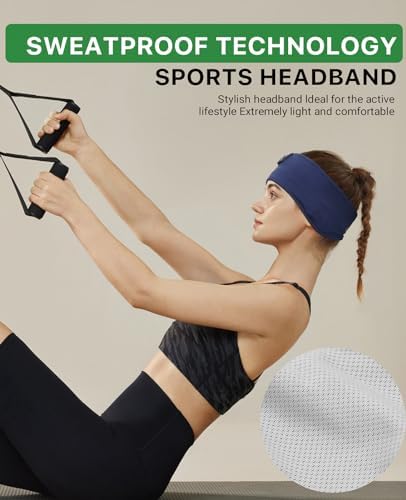 Fulext Bluetooth Sleep Headphones Headband – Ultimate Comfort for Side Sleepers, Thin HD Stereo Sound Quality – Ideal for Insomnia Relief and Travel Convenience – Perfect Gift for Men and Women – Enhanced Compatibility, Long-Lasting Battery Life for All Night Relaxation