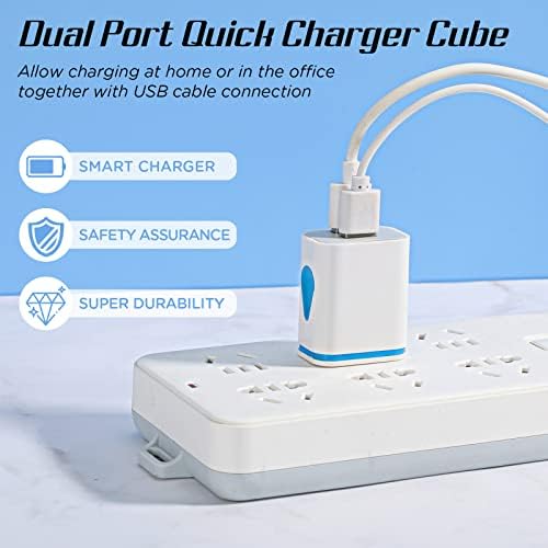 Xuhal 12 Pack Colorful USB Charger Blocks – Fast 2.1 A Multi-Device Wall Adapter for Smartphones & Tablets – Ultimate Travel Charging Solution for Families and Shared Spaces – Durable & Compact Design for Effortless Power Delivery