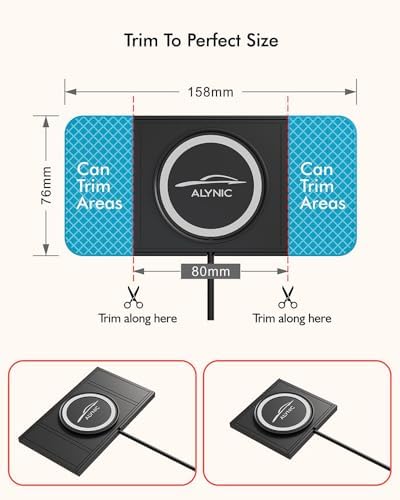 Effortless 15 W Wireless Car Charger Pad – Fast Charging for i Phone 16/15/14/13/12/11 & Samsung S24/S23/S22 – Non-Slip Design with Versatile Type C & A Port Adapter for Secure, Clutter-Free Travel Charging Solutions