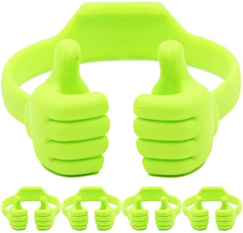 Versatile 5-Pack Honsky Multi-Angle Cell Phone and Tablet Stands – Stylish Thumbs-Up Design for Effortless Viewing – Universal Cradle for Secure Device Support at Home or Office – Ideal Black Finish Smartphone and Tablet Holder for Ultimate Convenience