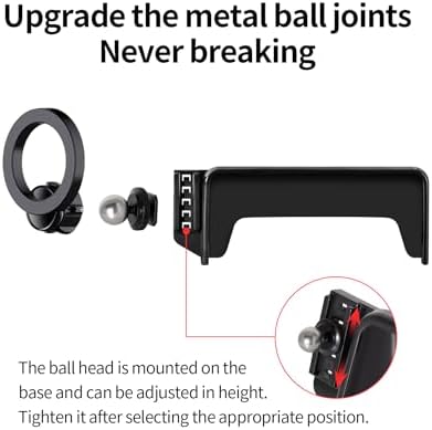 Premium 360° Rotation Car Phone Holder for 2023-2025 Mercedes Benz GLC & 2022-2025 C-Class – Mag Safe Compatible Mount for 12.3-Inch Digital Instrument Cluster – Secure Clip Design for Enhanced Stability & Hands-Free Convenience – Ideal Smartphone Accessory for Navigation and Calls