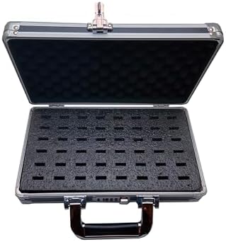 Ultimate Aluminum USB Thumb Drive Organizer Case – Shockproof & Antistatic Storage Solution for 48 Drives with Swivel Handle – Perfect for Portable Data Management and Travel Efficiency