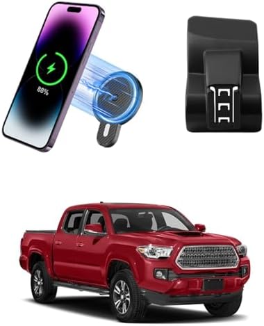 Upgrade Your Toyota Tundra or Sequoia Driving Experience with the 360° Rotating Mag Safe Phone Holder – Premium Dashboard Mount Designed for 2020-2025 Models, Ensures Safety, Accessibility, and Sleek Aesthetics Without Air Vent Obstruction