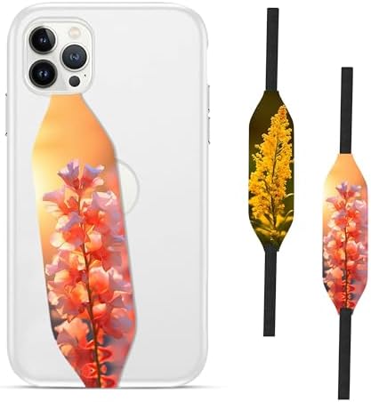 Floral Lace Anti-Slip Phone Grip Strap Set – Customizable Detachable Holder for Enhanced Smartphone Security, Reversible Design for Personalized Style, and Effortless Wireless Charging Compatibility – Elevate Your Daily Mobile Experience with Fashion and Functionality