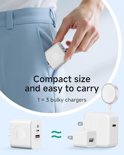 Transform Your Charging Experience with the Premium 3-in-1 Magnetic Wireless Charger for All Apple Devices – Efficient PD 23 W Fast Charging Hub for i Phone 16/15 Pro Max, i Pad Pro/Air, and Apple Watch Series Ultra/SE/9/8/7/6 – Compact, Lightweight Design Perfect for Travel and Everyday Use