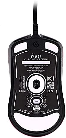 Gwolves Hati HTS Ultralight Honeycomb Wired Gaming Mouse – 48 g Precision with 16,000 DPI Sensor, Low Latency, Anti-Interference, 6 Customizable Buttons, On-Board Memory for PC/Mac/Laptop – Stardust Golden Small Edition for Maximum Speed and Comfort