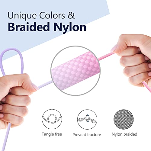 Vibrant USB C to Lightning Charging Cable – 3.3 ft MFi-Certified, Fast Charge for i Phone 14/13/12 Models – Durable Nylon Braided Design with Enhanced Speed and Compatibility for Seamless Connectivity