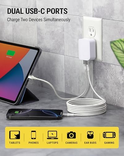 Scosche HPDC20-SP 20 W USB-C Fast Charger Mini Cube Wall Adapter – Ultra-Portable Power Delivery 3.0 for Swift Device Charging, 4 X Faster Charge Speed, Sleek Black Design for Enhanced Compatibility and Efficiency
