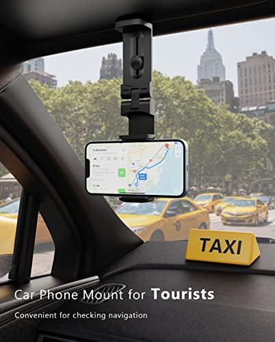 Mii KARE Universal Airplane Phone Holder – Innovative 360-Degree Rotating Smartphone Mount for Ultimate In-Flight Entertainment, Lightweight and Durable Travel Companion for Effortless Viewing on Tray Tables, Perfect for Long Flights and Quick Getaways