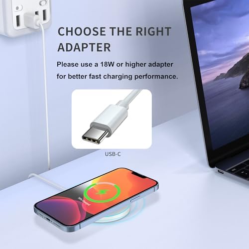 Enhance Your Charging Experience with the Premium 15 W Mag Safe Wireless Charger – LCD Display, Magnetic Fast Charging Pad for i Phone 12-16 Series, Sleek Glass Design, USB-C Port, Perfect for On-the-Go Power Solutions
